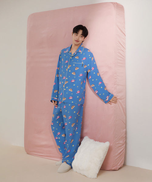 [Crayon Shin-chan] Unstoppable Crayon Shin-chan Long-Sleeved Pajamas (NANY)_SPPF49U08