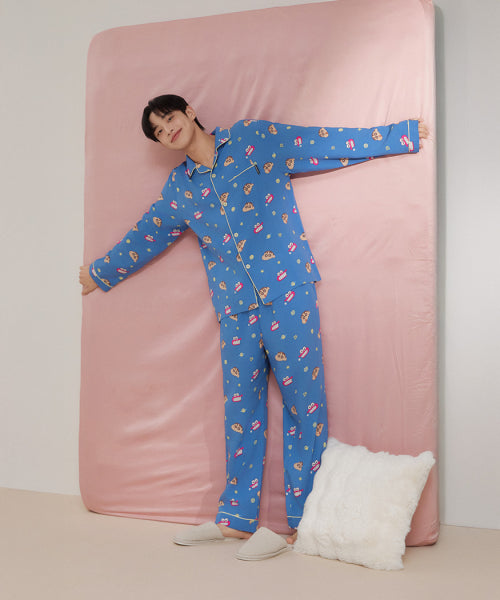 [Crayon Shin-chan] Unstoppable Crayon Shin-chan Long-Sleeved Pajamas (NANY)_SPPF49U08