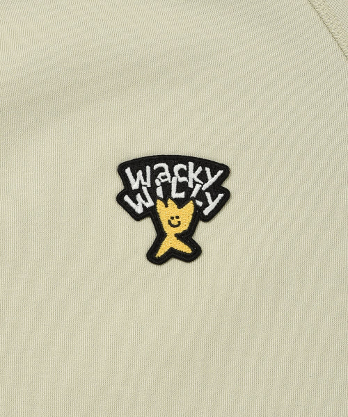 Kiki Logo V-neck Cardigan Light Khaki