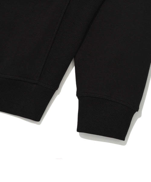 Kiki logo V-neck cardigan black