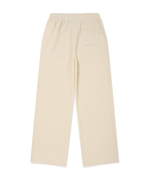 Women's Velvet Corduroy Pants Cream