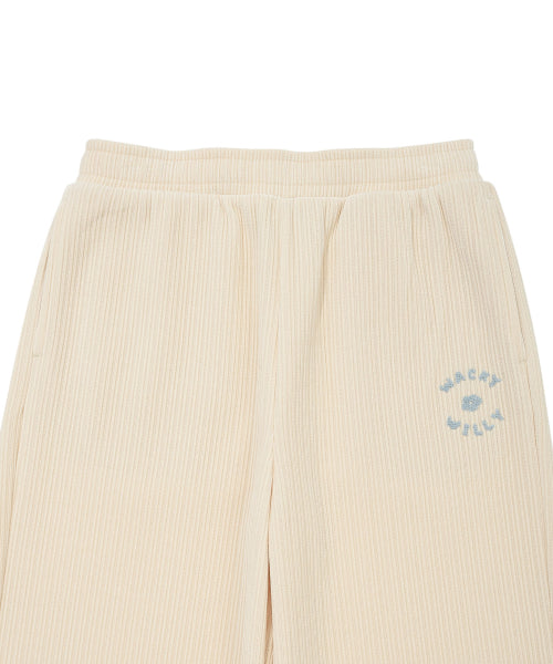 Women's Velvet Corduroy Pants Cream