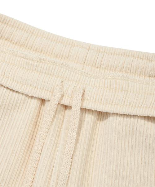Women's Velvet Corduroy Pants Cream