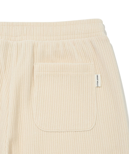Women's Velvet Corduroy Pants Cream