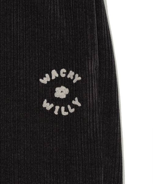 Women's Velvet Corduroy Pants Charcoal