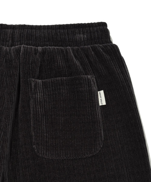 Women's Velvet Corduroy Pants Charcoal