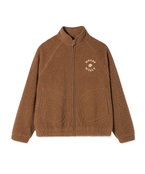 Women's Searing Zip-Up Blouson Brown