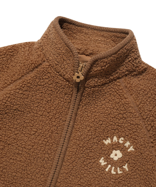 Women's Searing Zip-Up Blouson Brown
