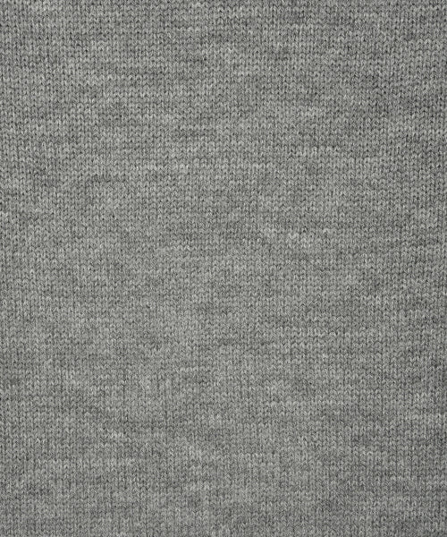 one point pullover knit gray
