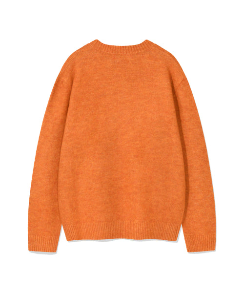 Hairdresser pullover knit orange