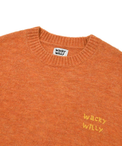 Hairdresser pullover knit orange