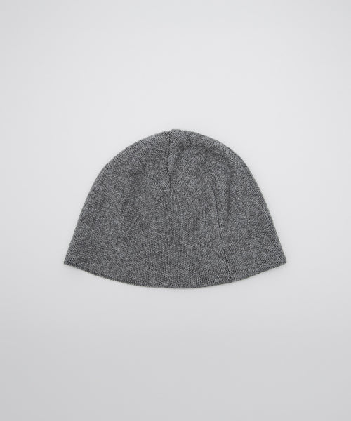 LOGO JAQUARD BEANIE GRAY