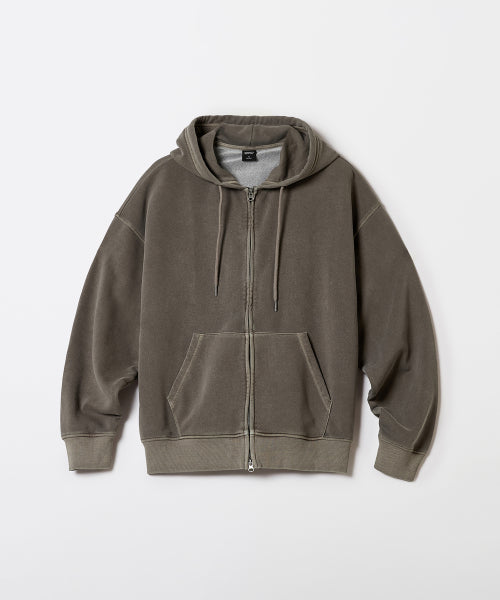 [French Terry] Pigment Hood Zip-Up_SPMZF49CY2