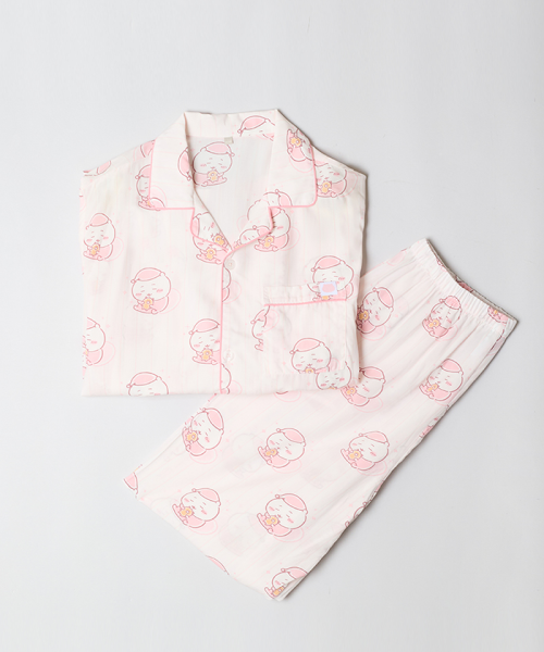 [Cute] Long-sleeved Pajama (PINK)_SPPF49U05