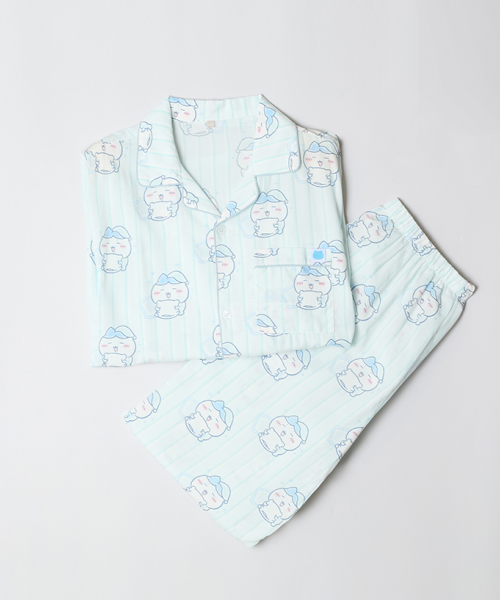 [Cute] Long-sleeved Pajama (BLUE)_SPPF49U05