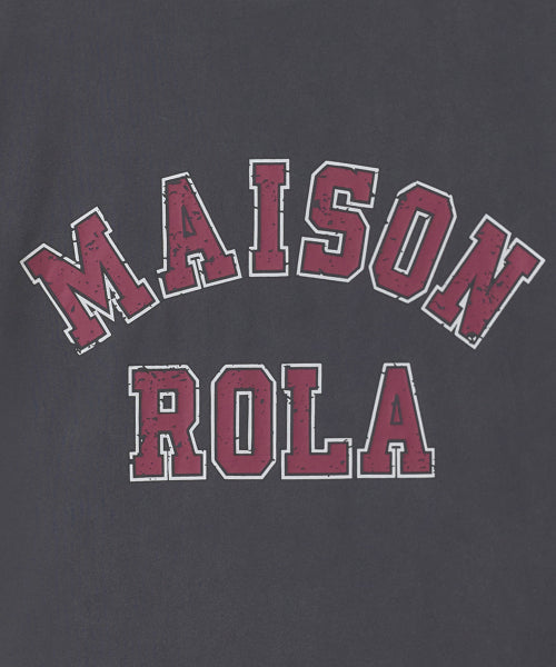 MAISON DE ROLA PIGMENT T-SHIRT CHARCOAL