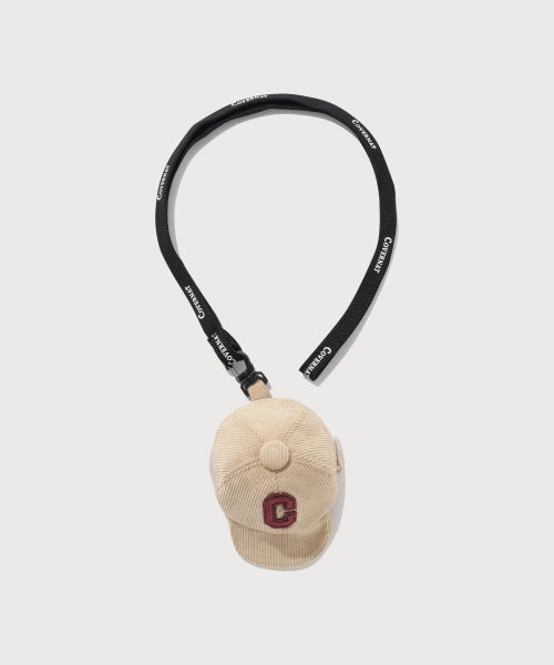CORDUROY C LOGO CAP POUCH