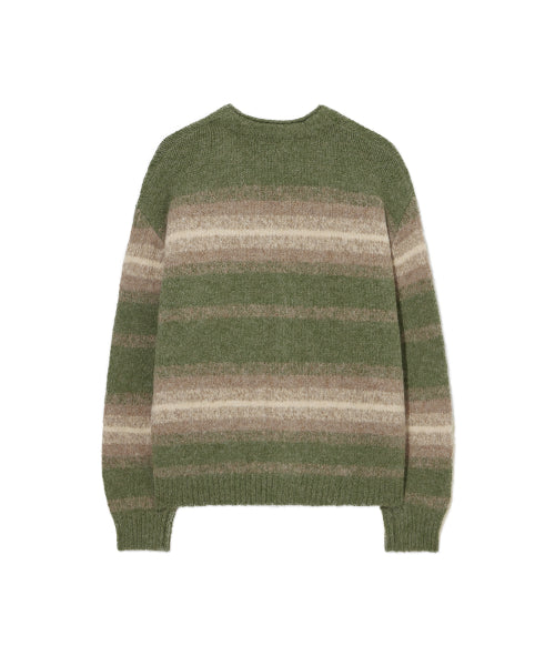 GRADIENT STRIPE CARDIGAN