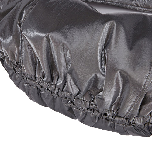 Nylon Shirring Half Moon Cross Bag FLOTFA3B11