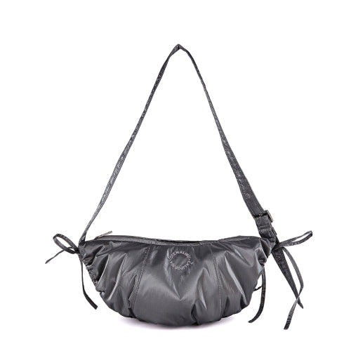 Nylon Shirring Half Moon Cross Bag FLOTFA3B11