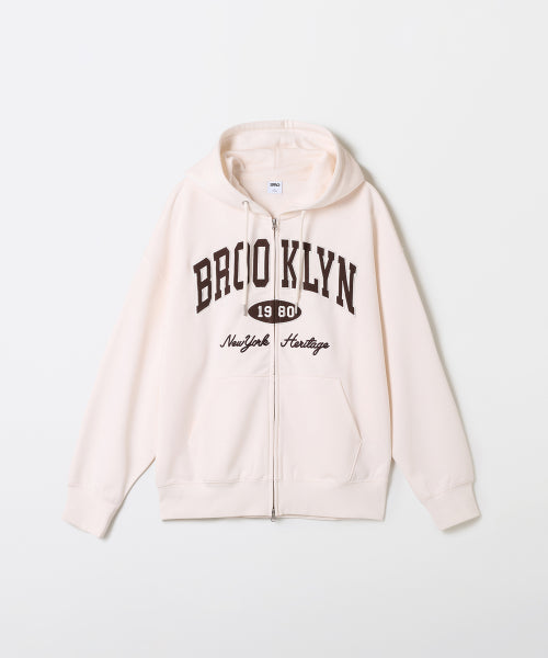 BROOKLYN Applique Hooded Zip-Up_SPMZF49C51