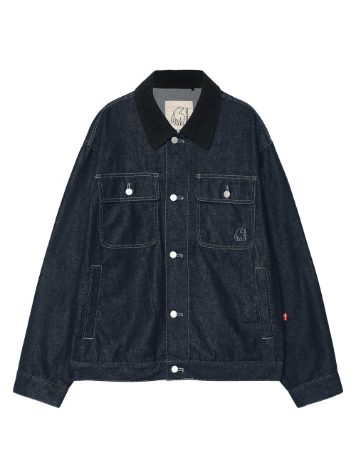 Denim Jacket - M_Navy