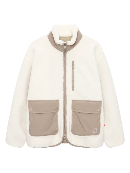 Utility Fleece Jacket - U_Off White
