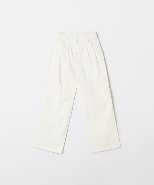 Tuck Wide Chino Pants_STPCF49G03