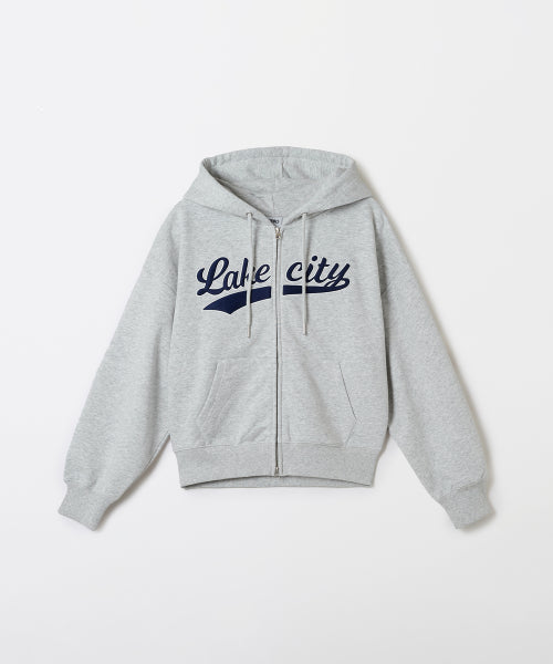 LAKE CITY Cropped Hooded Zip-Up_SPMZF49G50