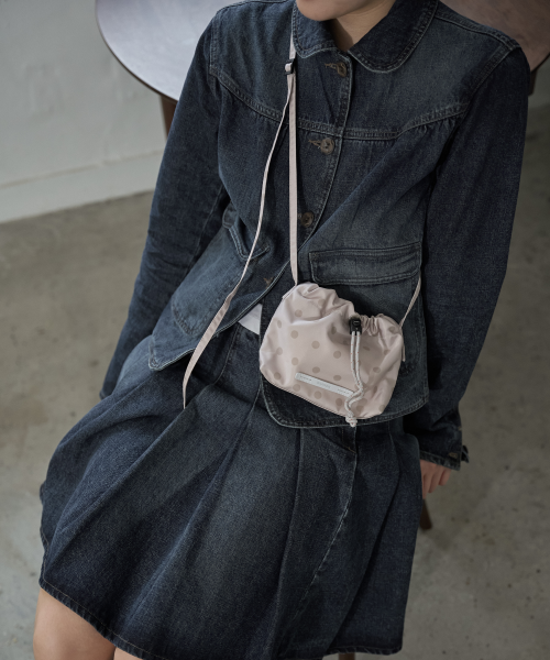 String mini cross bag 771 Dot [2 colors]