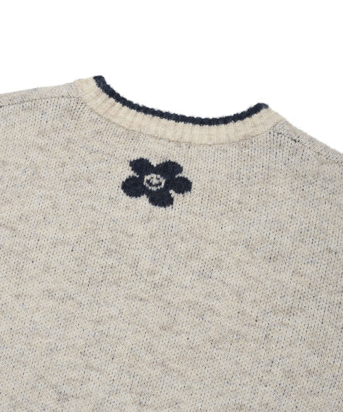 Women's Jagged Graphic Pullover Oatmeal