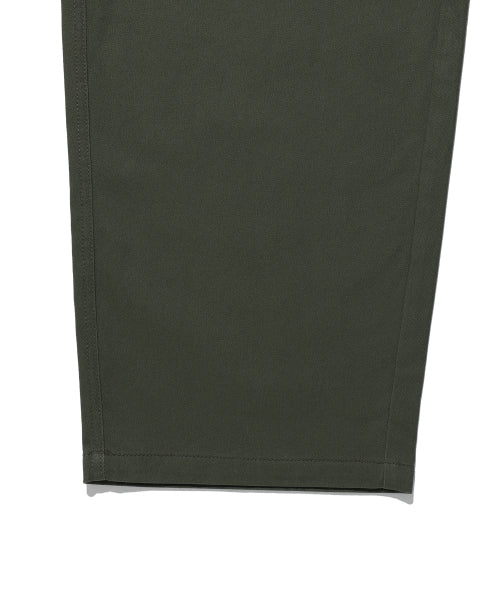 Balloon Fit Cotton Cargo Pants Khaki