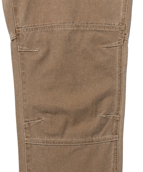 Dying Cotton Slit Pants Brown