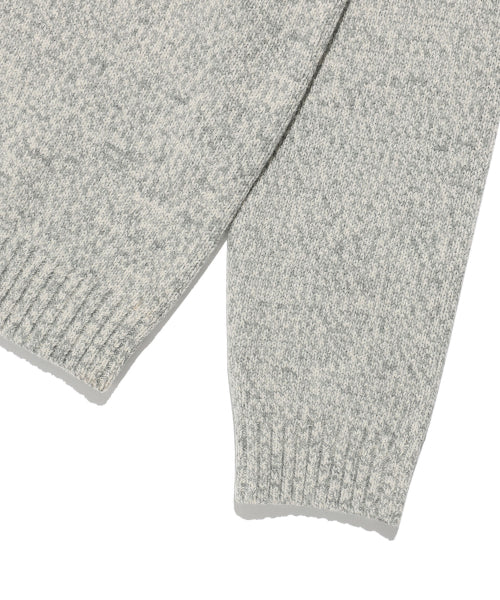 Big Lily Graphic Pullover Knit Gray