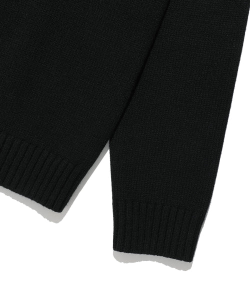 Big Lily Graphic Pullover Knit Black