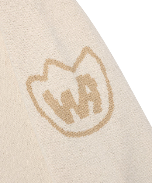 Jacquard Pullover Knit Cream