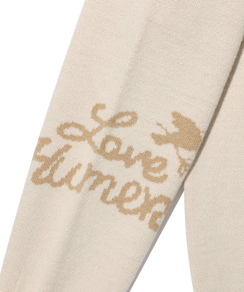 Jacquard Pullover Knit Cream