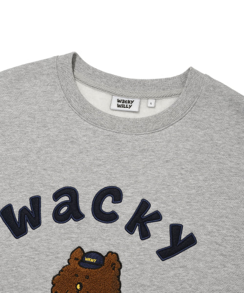 Kiki and friends graphic sweatshirt gray