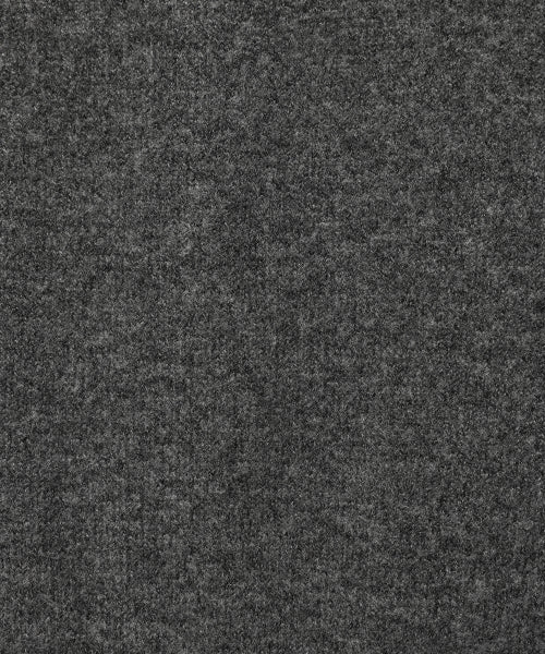 Typo Logo Round Neck Cardigan Charcoal