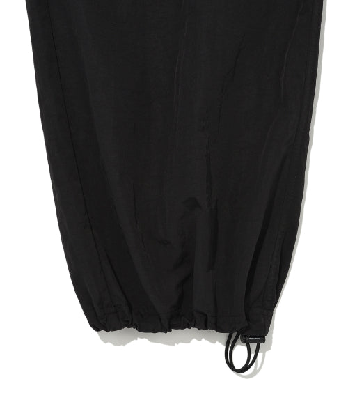 Woven Dying Pants Black
