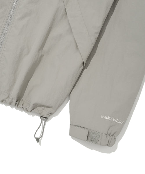 Hwaseom Hooded Windbreaker Gray