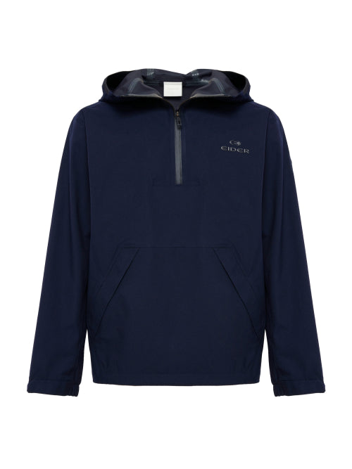 WEATHER FLEX (Wether Flex) Men's Anorak Waterproof Jacket_Dark Navy