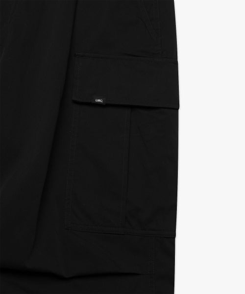 WIDE CARGO PANTS black