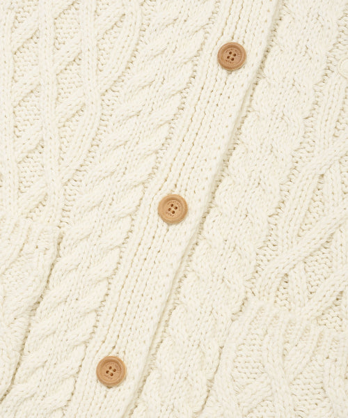Women's Cable Cara Cardigan Cream