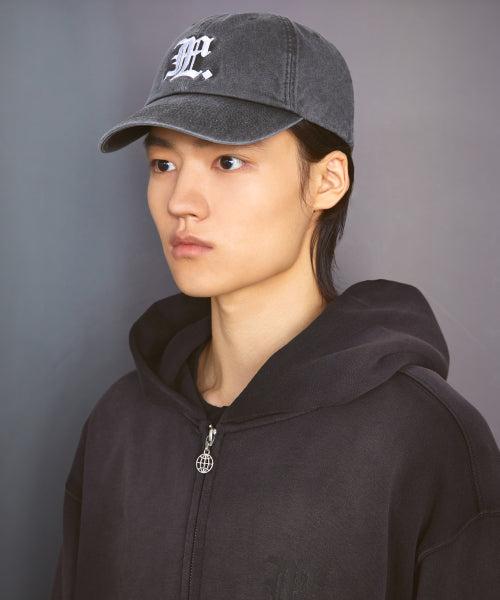 GOTHIC PIGMENT 6PANEL CAP black