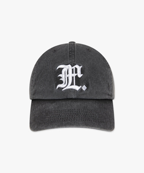 GOTHIC PIGMENT 6PANEL CAP black
