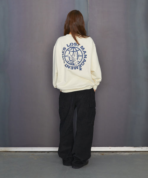 TELESCOPE BEAR SWEATSHIRT charcoal