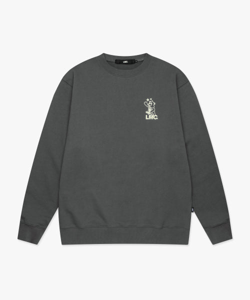 TELESCOPE BEAR SWEATSHIRT charcoal