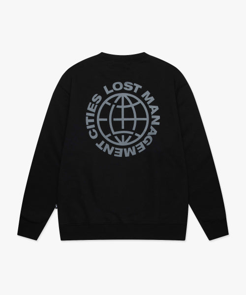S WHEEL SWEATSHIRT black