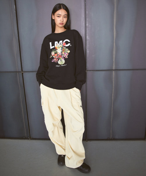 FLOWER VASE SWEATSHIRT light heather gray